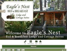 Tablet Screenshot of eaglesnestlodgebigbear.com